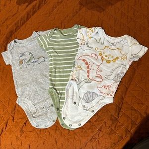 Dinosaur Onesies - Set of 3